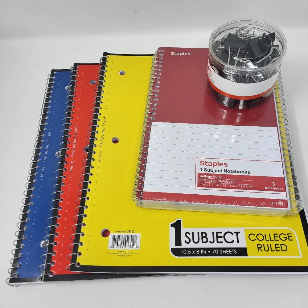 Staples‎ Office Home School Business Supplies Clips Notebooks College